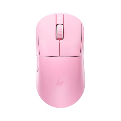 Image of ATK Dragonfly A9 MINI+ Wireless Gaming Mouse, PAW3955 Master Sensor, DPI up to 50,000, 39g Ultra-Lightweight, 8K Polling, 200 Hr Battery Life, All-New Nano Coating, Dual-Mode 2.4G /Wired - Petal Pink