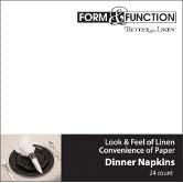Club Pack Solid Color Better Than Linen Dinner Size Napkin, Box of 288 Napkins