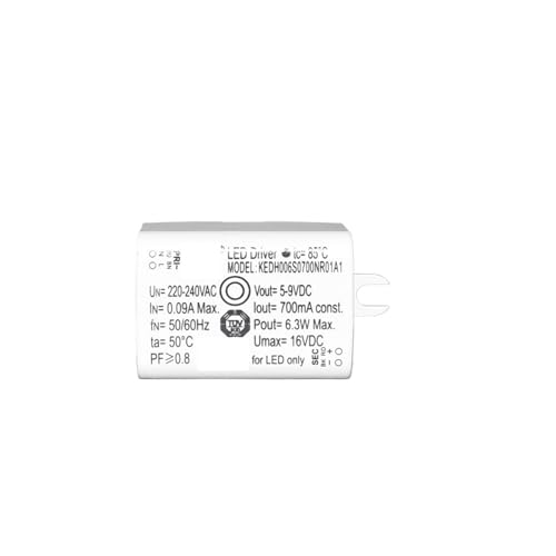 Driver LED 500mA anti scintillement pour ampoule COB 6-13V