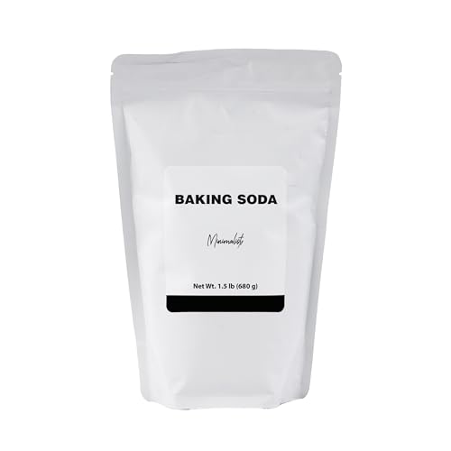 Minimalist Baking Soda, For Cleaning and Deodorizing, Packaged for Convenience in a Resealable Bag (1.5 Pound)