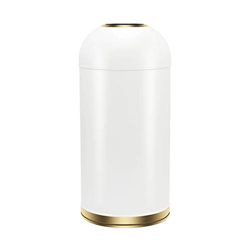 Caneca de basura de acero inoxidable, 52 litros, sin tapa miniatura 1
