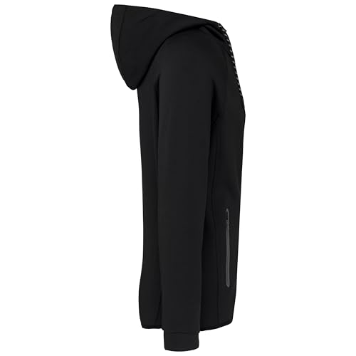 Chaqueta deportiva de elastano con acabados premium y cierre completo 4