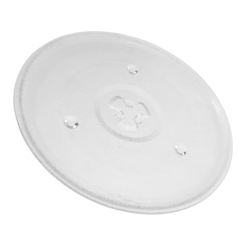 Operitacx Plato Giratorio para Microondas de Vidrio Accesorio Esencial para Cocción de Instalar y Limpiar Compatible Mayoría de Microondas