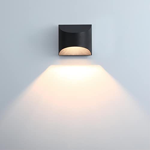 Image of Westinghouse 6122800 Nardella Transitional One Light Dimmable LED Outdoor Wall Fixture, Textured Black Finish, Dark Sky Friendly