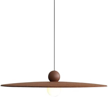Golden Lighting Faroe 24" LED Pendant in Coffee/Black