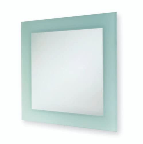 Sales Today Interiror Frosted Glass 40cm x 40cm Square Home Decor Multi-purpose Wall Mounted Home Decor Hanging Decorative Mirror