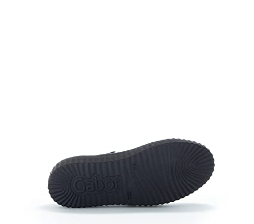 Gabor Damen Low-Top Sneaker, Frauen Halbschuhe,Best Fitting,Freizeitschuhe,Turnschuhe,Laufschuhe,Freizeit,schwarz (schwarz),38.5 EU / 5.5 UK – Ansicht 7