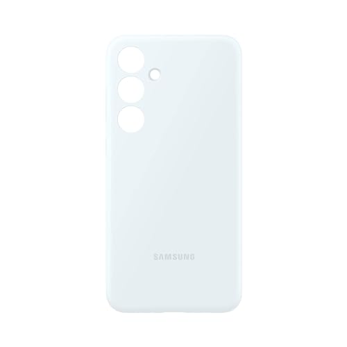 Image of SAMSUNG Galaxy S24+ Plus Silicone Phone Case, Protective Cover with Color Variety, Smooth Grip, Soft and Sleek Design, Snug Fit, US Version, EF-PS926TWEGUS, White