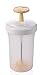 Tescoma Della CASA Fouet à crème en Plastique pour préparer du Beurre, Transparent/Jaune