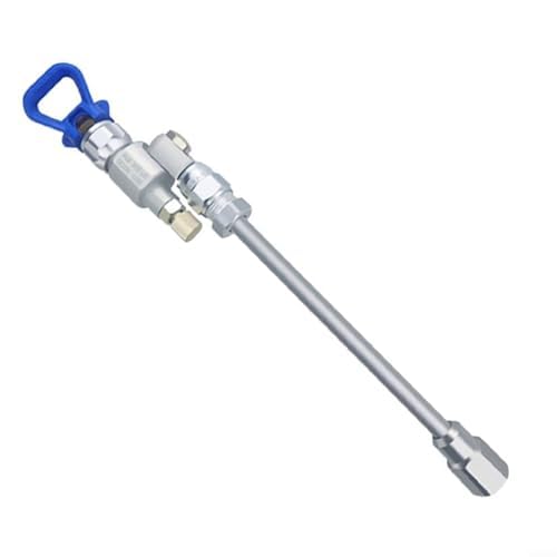 Válvula de pulverización sin aire 287030 con junta giratoria y función antisaliva para pulverizadores sin aire de alta presión, 700-3600 PSI, adecuada para rosca de 7/8 pulgadas, con varilla de