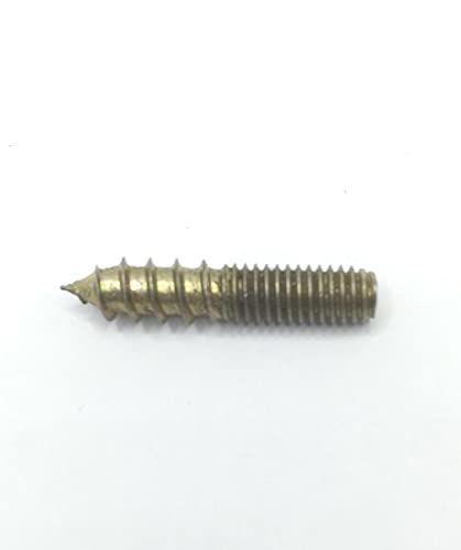 Image of Hanger Bolt M6x30 Double Headed Bolt Self-Tapping Screw for Furniture 20Pcs