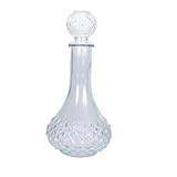 TOGEVAL Decantador de Vidrio Premium para Vino con Diseño Elegante Pulidos y Superficie Lisa para Mejorar Casa