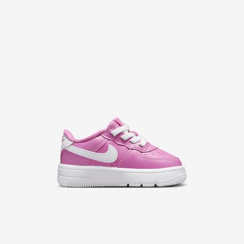 Nike Force 1 Low EasyOn Baby/Toddler Shoes (FN0236-600, Playful Pink/White) Size 23