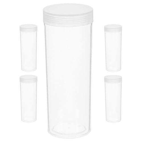 Tubo plástico de 32mm para monedas en vitrinas de salón estuches de ordenación doméstica