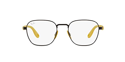 Image of Ray-Ban unisex-adult Rx6484m Scuderia Ferrari Collection Square Prescription Eyewear Frames