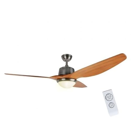 Orbegozo CP 96160   Ventilador de techo con luz LED, 160 cm de diámetro, 3 velocidades de ventilación, temporizador de 1, 2, 4 y 8 horas, 85 W de potencia