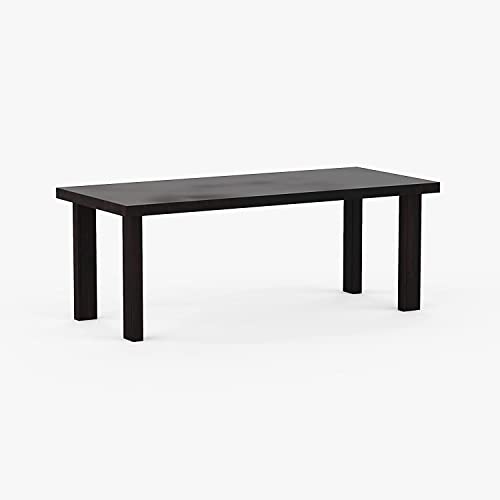 Image of SHRI MINTU'S ART Solid Sheesham Wood Dining Table 8 Seater | Eight Seater Dinning Table with 8 Chairs for Home, Rosewood, Warm Chesnut Finish, Self Assembly Required