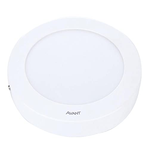 LED Painel Pop Sobrepor Avant 18W Bivolt, Redondo, Branco, Medidas A -220 B -30 C- D- mm