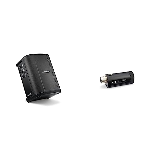 Bose S1 Pro+ Portable Bluetooth Speaker Wireless PA System, Black, and XLR Wireless Mic/Line Transmitter - image 1
