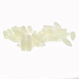 NLLeZ Vis d'espacement en Nylon Noir/Blanc for Cavalier Épaisseur de la Planche de 1,0-1,8 mm Fixe en Nylon Fixe d'entretoise avec Filetage Femelle M3 (Couleur : Blanc, Taille : M3-15mm(50pcs))