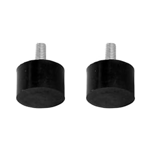 Cyclingcolors 2x Silentblock Schwingungsdämpfer M4x15mm