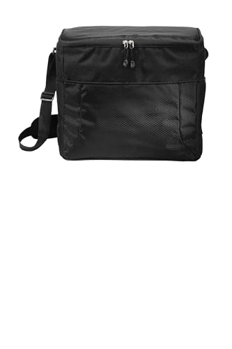 Port Authority 24-Can Cube Cooler. BG514, Black/ Black, OSFA