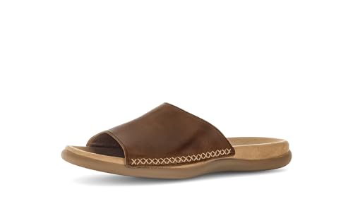 Gabor Damen Pantoletten, Frauen Slipper,Best Fitting,Slides,Slip-ons,Backless Slipper,Gartenschuhe,Sommerschuhe,sommerclogs,Peanut,38 EU / 5 UK