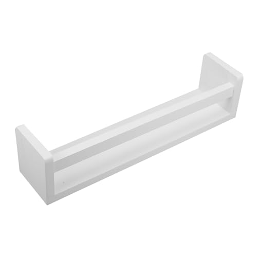 Garneck Estante de Especias de Pared de Vintage Blanco Organizador Multifuncional para Cocina Soporte para Tarros y Botellas de Condimentos de Espacio y Almacenamiento Ordenado