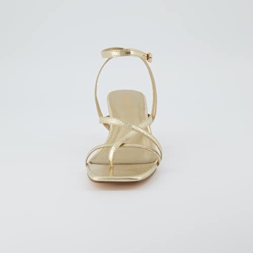 CUSHIONAIRE Women's Kitten heel sandal +Memory Foam and Wide Widths Available3
