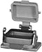 AMPHENOL TUCHEL C146 10F006 003 1 RECTANGULAR POWER BASE, SIZE E6, ALUMINIUM, PANEL