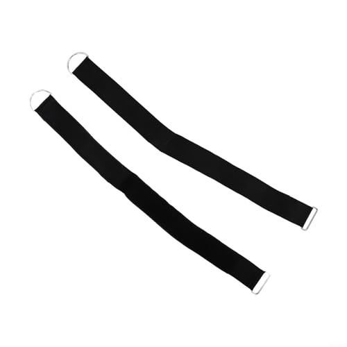 Verstellbare Nylon-Fußschlaufen für Ruder- und Ellipsentrainer, 2-teiliges Set für Fitnessgeräte Verstellbare Nylon-Fußschlaufen für Ruder- und Ellipsentrainer, 2-teiliges Set für Fitnessgeräte