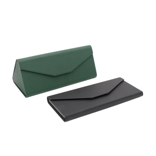 Image of Real Sic Glasses Case for Men and Women - Magnetic Folding Hard Shell Sunglass Holder - Inspired by Solid Color