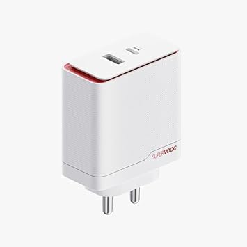 Image of 100W Original Super Vooc Dual Port Charger Adapter & Cablev Compatible for All OnePlus Smartphones | Laptops, Macbooks, & All Type Devices (ONE Plus 100W Multi Port Charger)