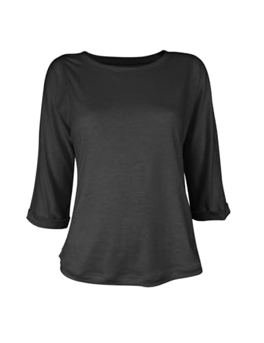 Orchidays Women's Casual 3/4 Sleeve T Shirts Basic Crew Neck Relaxed Fit Summer Tee Tops3