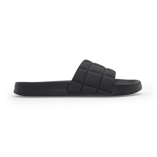 Image of Red Tape Womens Sliders in Slate Blue | Casual Pool Sliders | SLATE BLUE | 3 UK