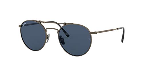 Ray-Ban Rb8147 Titanium Round Sunglasses