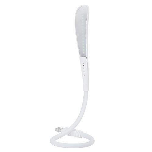 Yctze Lámpara de Escritorio LED Portátil con Carga USB, Luz que Cuida los Ojos con 3 Niveles de Brillo, Cuello de Cisne Flexible, Lámpara de Mesa y Nocturna Multifuncional - imagen 4