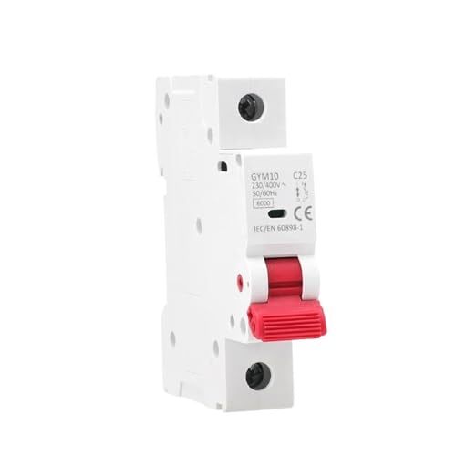 Mini disjoncteur 6A-63A GYM10 1P 6KA AC pour rail DIN 220V 400V