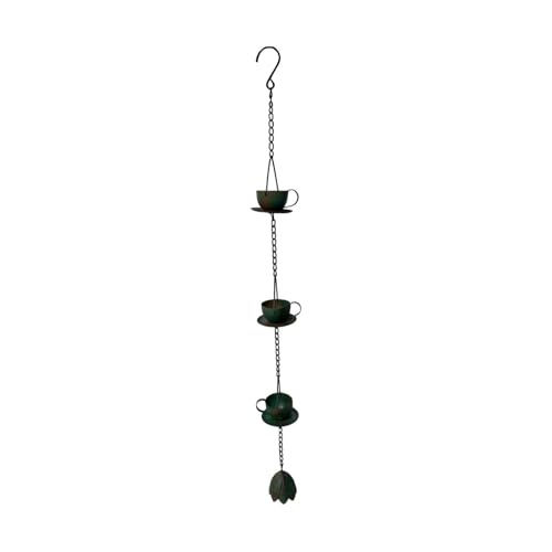 Cadena de lluvia para evitar salpicaduras con instalacion facil en tejado 2