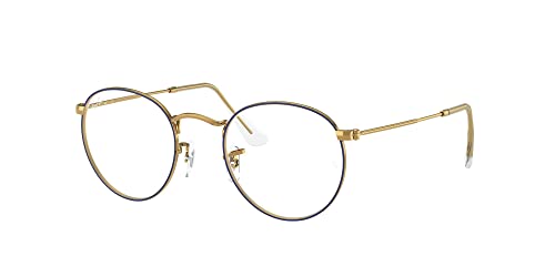 Image of Ray-Ban Unisex Rx3447v Round Metal Round Prescription Eyeglass Frames