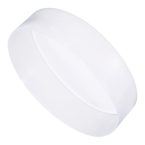 Image of uxcell 4pcs Rubber End Caps 200mm ID Vinyl Round End Cap Cover Screw Thread Protectors Clear, 50mm Height