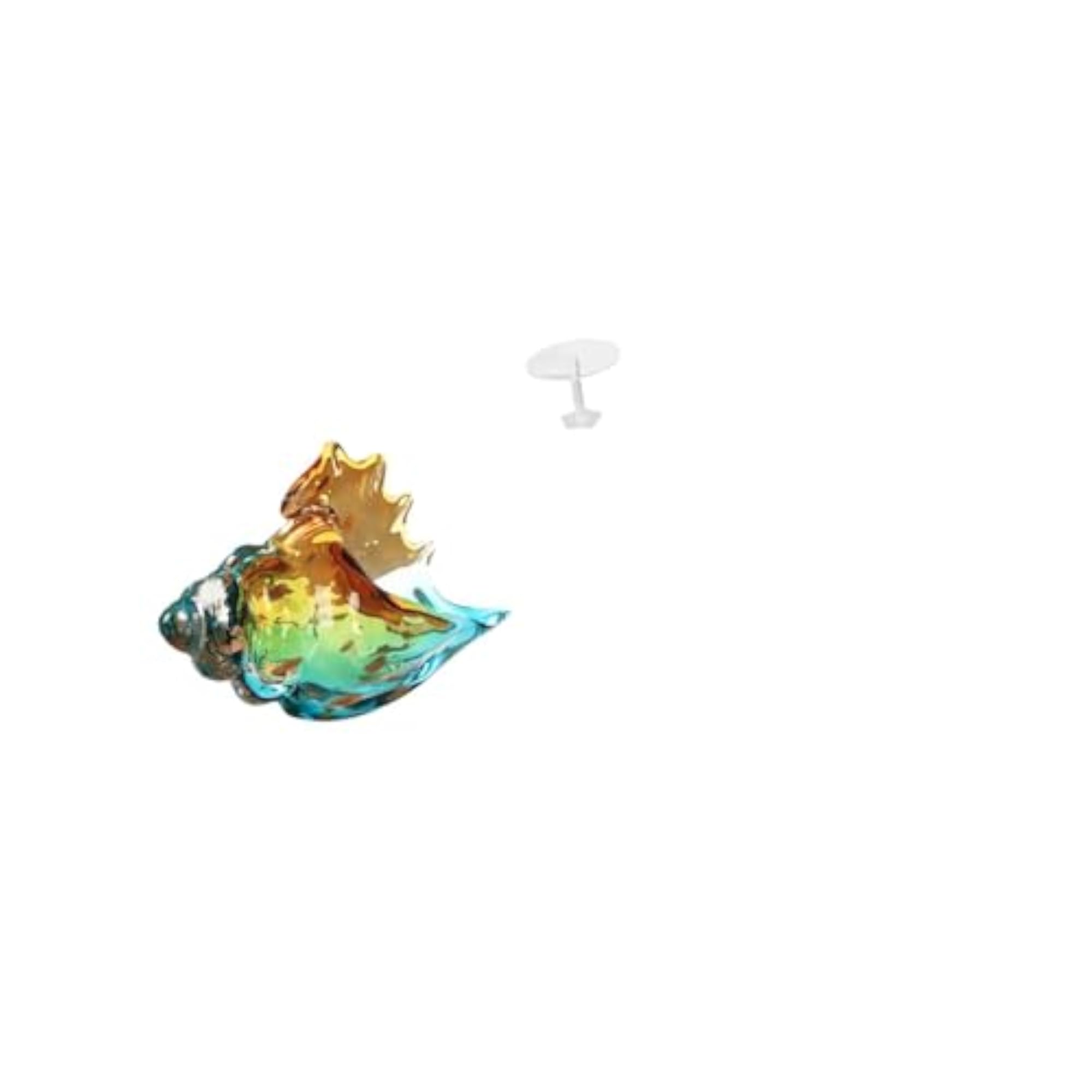 Miniature Glass Sea Animal Art Tabletop Figurine