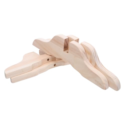 TOVINANNA 4 Piezas Base Móvil para Separador con Soporte Fijo de Madera 29x8x1.5cm, Compatible y Fácil de Instalar para Entradas y Oficinas