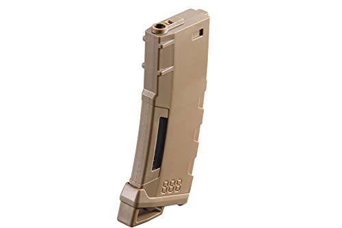 Lancer Tactical Airsoft M4 M16 Series Polymer 130 Round Transparent Window High Speed Mid-Cap Airsoft Magazine- Pack of 5 (TAN 5 Pack) by Lancer Tactical - Image 5
