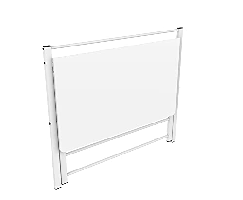 InnoFur Meleti Large Folding Laptop, Computer, Study, Reading, Utility Table for Home Without Shelf (White) - Image 7