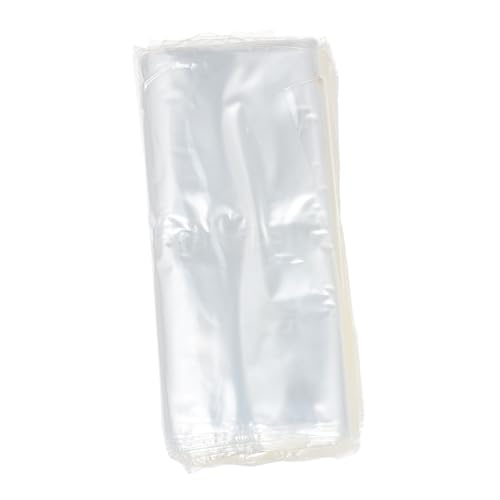 ULTECHNOVO Bolsa Termorretráctil Pof 200 Piezas 9X15 Cm Material Ecológico Transparente para Embalaje de Jabones Veladoras Frascos Pequeños Regalos Fácil de Usar y Resistente