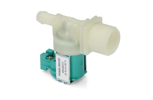CG94 - Electroválvula para lavadora compatible con Zanuss! | 1 vía 180° | 220/240 V 50/60 Hz | Salida Ø12 mm | Mantenimiento seguro | Marca italiana