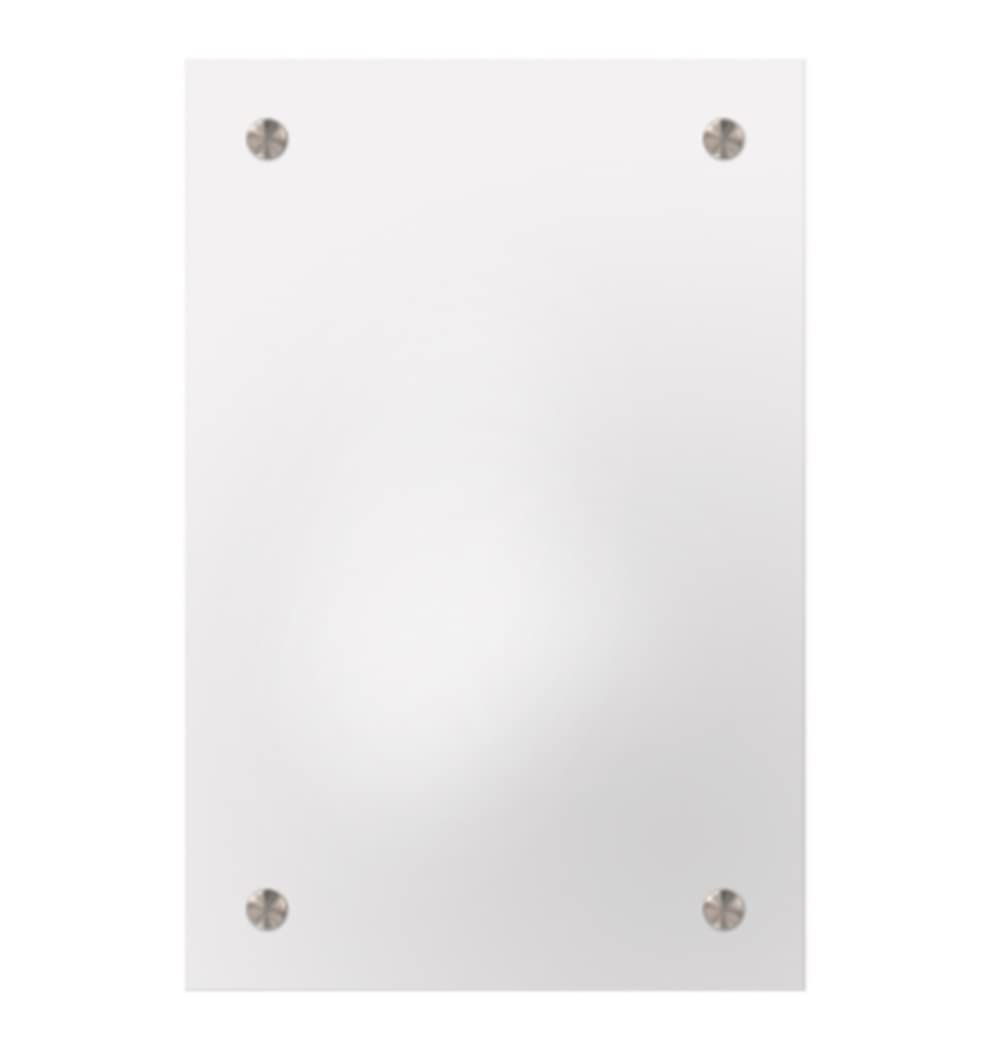Deenz 45X30cm Drilled Wall Hanging Mirror Mounted Frameless Bathroom Living Room A Must Have Mirror Home Décor Durable