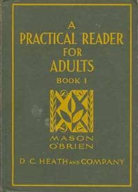 Hardcover A Practical Reader for Adults , Book One Book