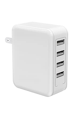 Amazon | USB 充電器 [4ポート/40W/折り畳み式プラグ/急速充電